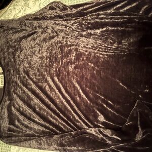 Chico's Black Velvet Top